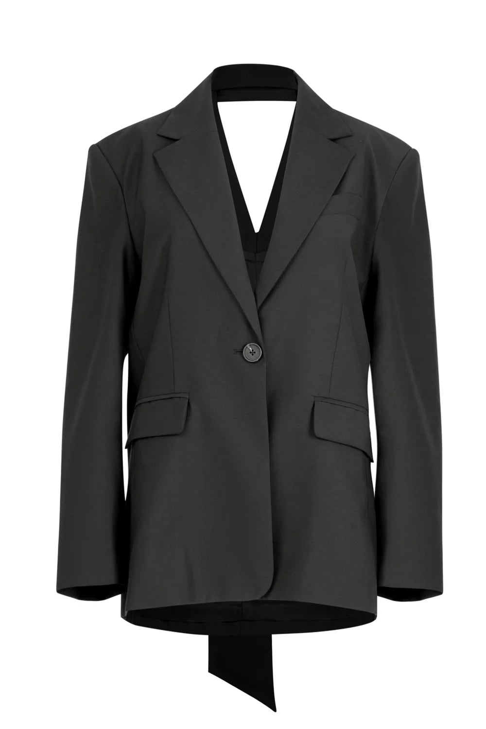 BOW TIED Blazer - Black