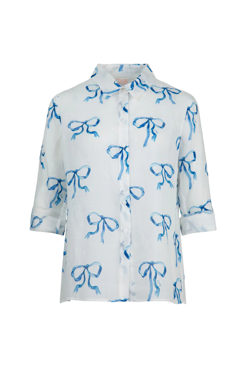 EASY BREEZY Shirt - Blue & White