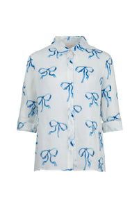 EASY BREEZY Shirt - Blue & White