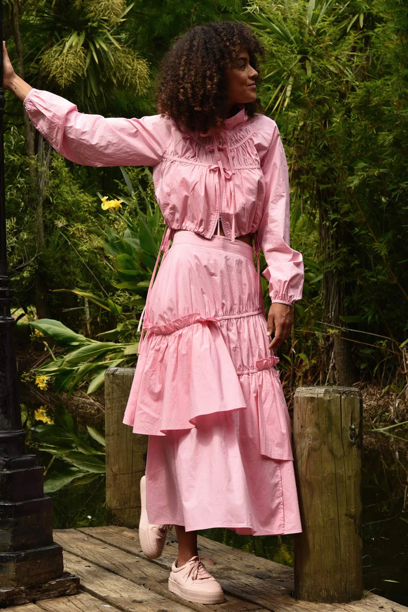 SKIRT BY QUICKLY Skirt - Pink