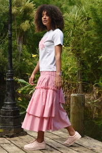 SKIRT BY QUICKLY Skirt - Pink