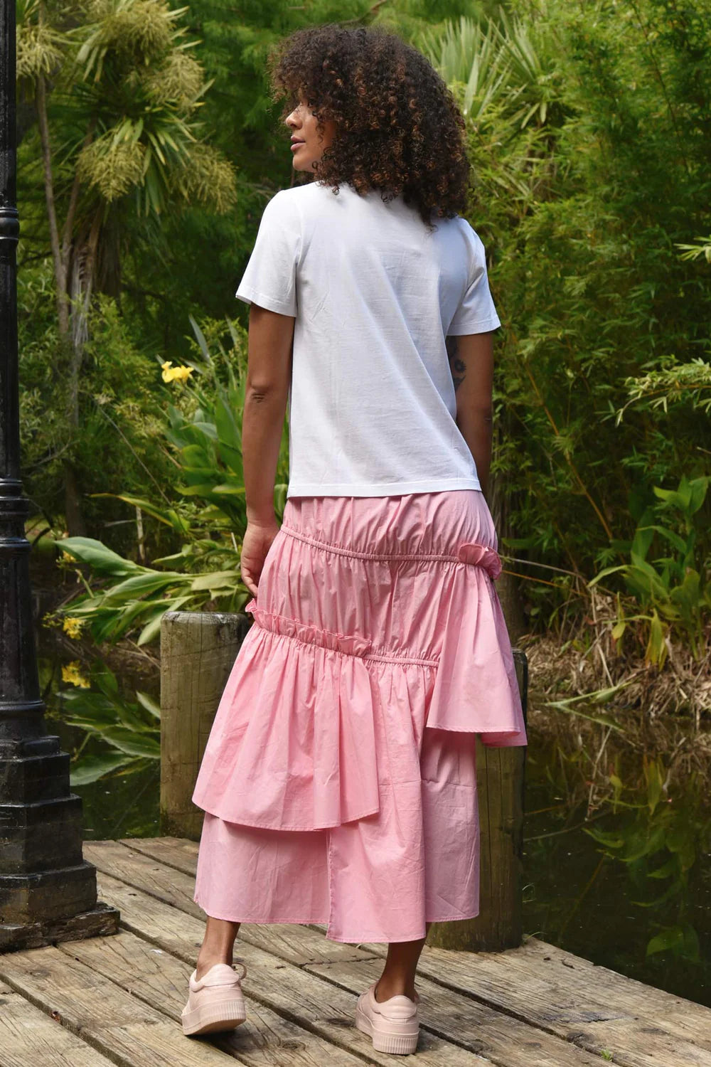 SKIRT BY QUICKLY Skirt - Pink
