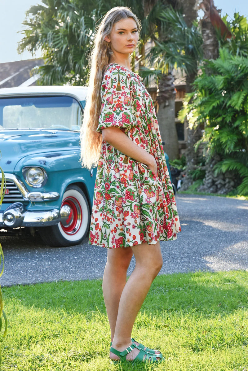SHORT AND SWEET Dress - Berry