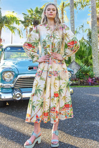 PICOT-A-BOO Dress - Palm Beach