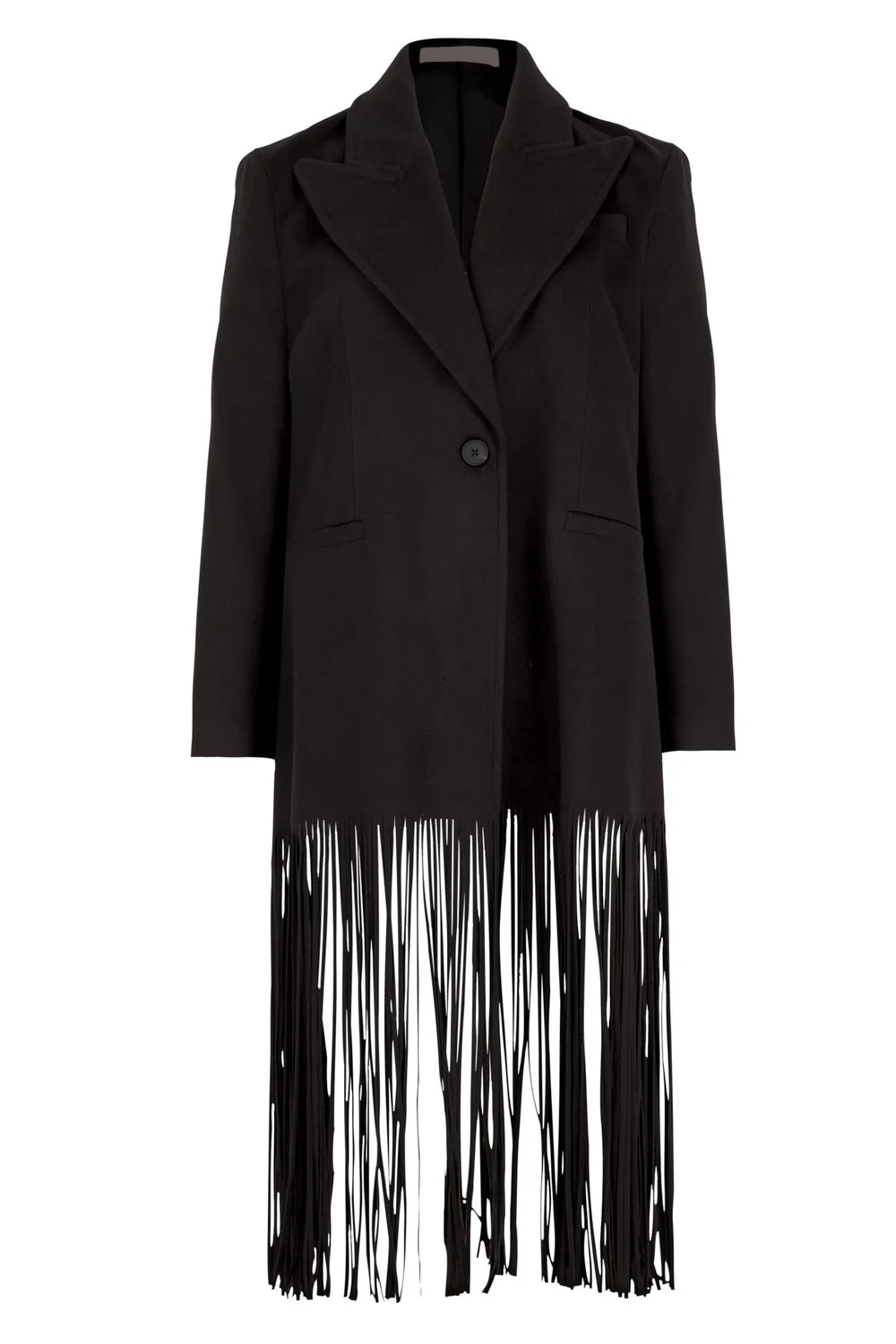 FRINGE BENEFITS Coat - Black