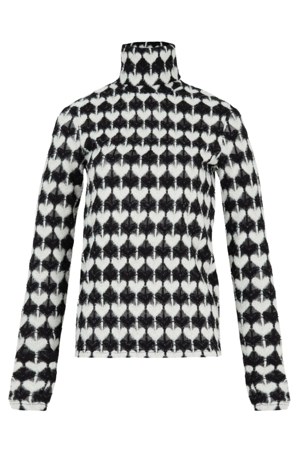 HEART WORK Top - Black/Cream