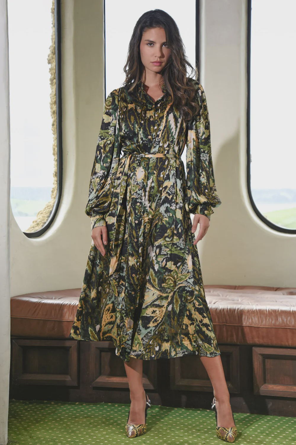 DRESSED TO EXPRESS Dress - Khaki