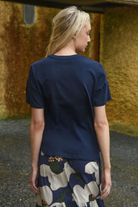 PETAL POP T-Shirt - Navy