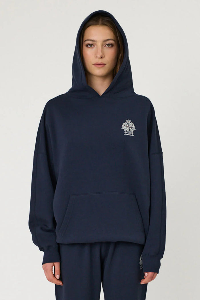 CREST HOOD - INDIGO