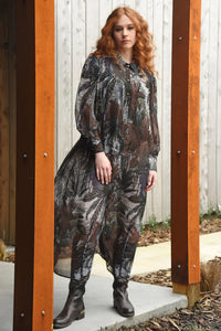 NIGHT BY NIGHT Dress - PALM