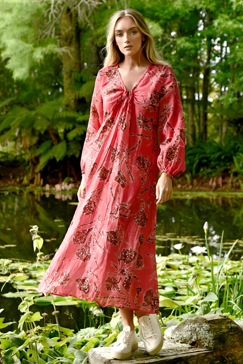 DON'T GET IT TWISTED Dress - Watermelon