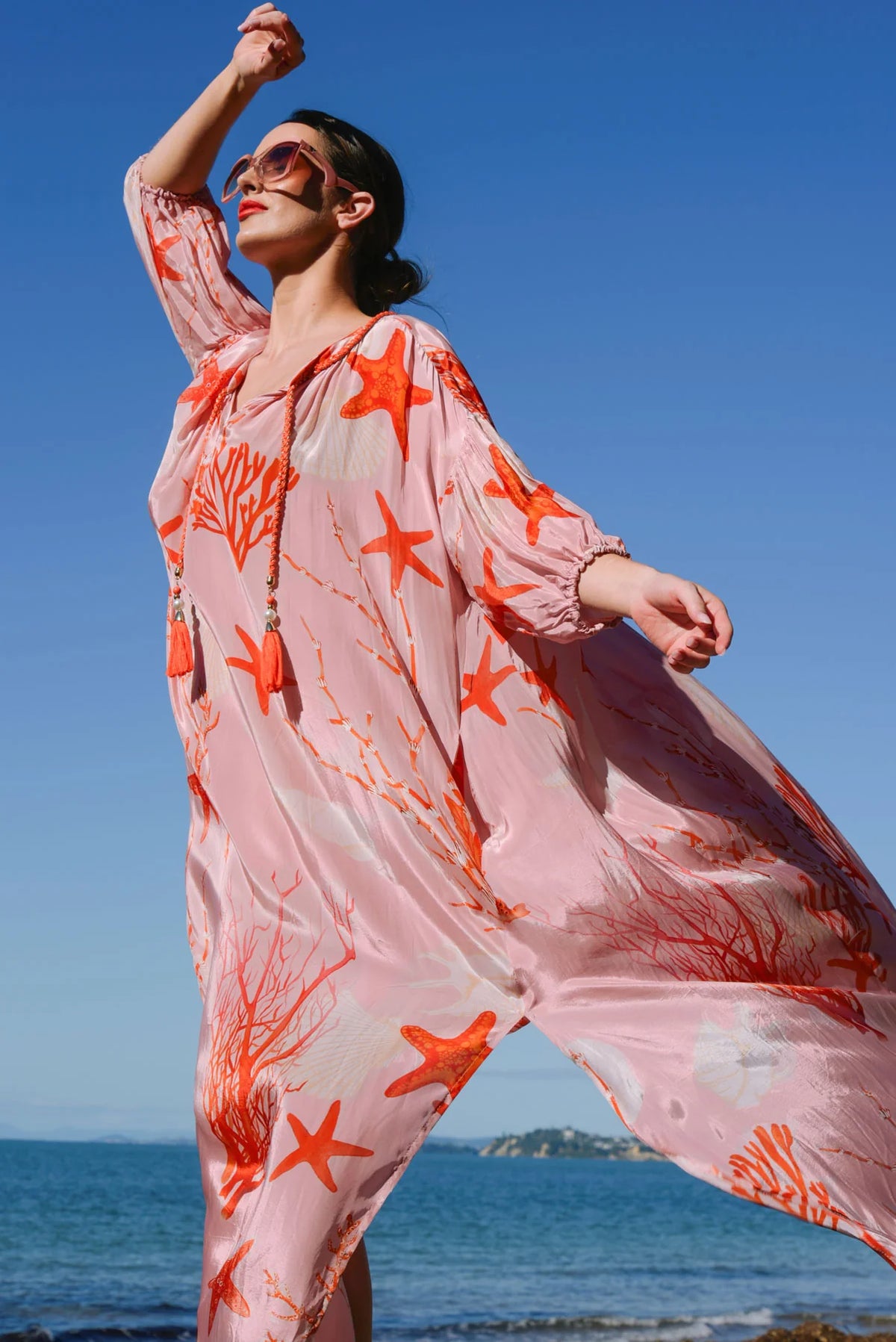 CLEAN SWEEP Dress - Pink Shells