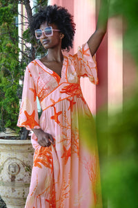 FEELING FIRE Dress - Pink Shells