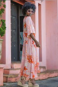 FEELING FIRE Dress - Pink Shells