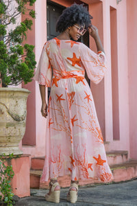 FEELING FIRE Dress - Pink Shells