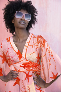 FEELING FIRE Dress - Pink Shells