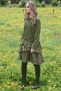 THE OTHER SIDE Dress - Khaki