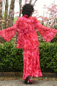 FOREVER LONG Skirt - Pink/Red