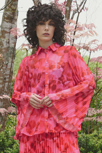 MADE YOU LOOK Shirt - Pink/Red