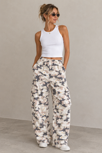 Daisy Camo Pocket Pants