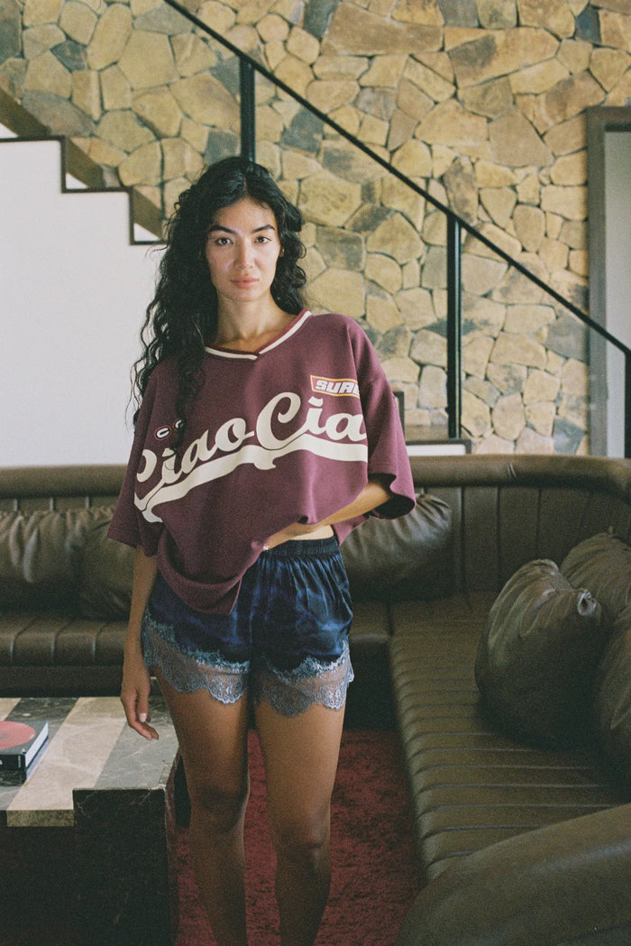 ENZO CIAO CIAO SPORT JERSEY - BURGUNDY