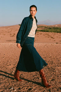 Clancy Oversized Jacket - Classic Indigo