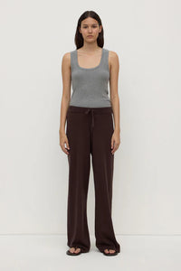 Cotton Cashmere Lounge Pant - Ganache
