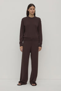 Cotton Cashmere Lounge Pant - Ganache