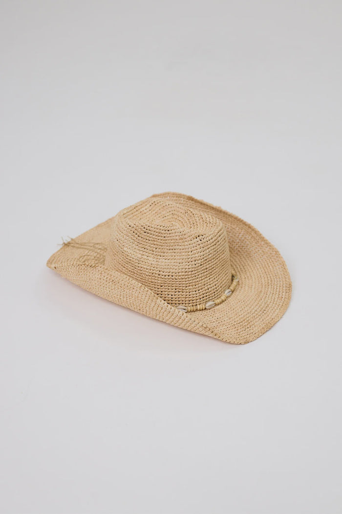 Sara Natural Shell Hat