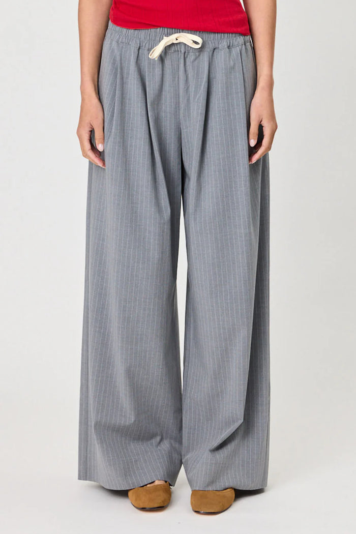 RHODES PANT - GREY STRIPE