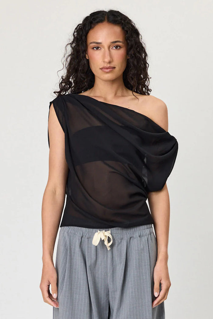 WINNIE TOP - BLACK