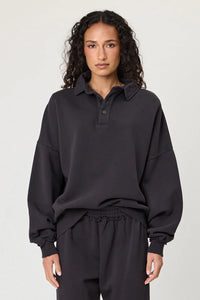 CONRAD JUMPER - WASHED BLACK