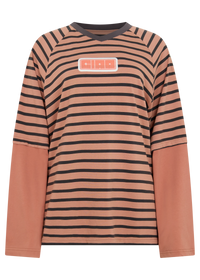 DOUBLE TROUBLE LS TEE - PINK