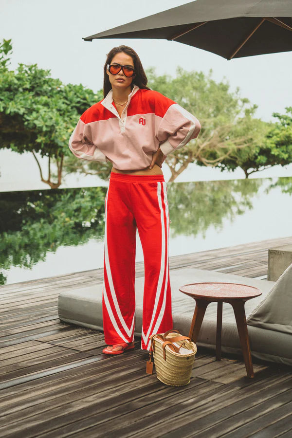Trackside Pant - Poppy Red