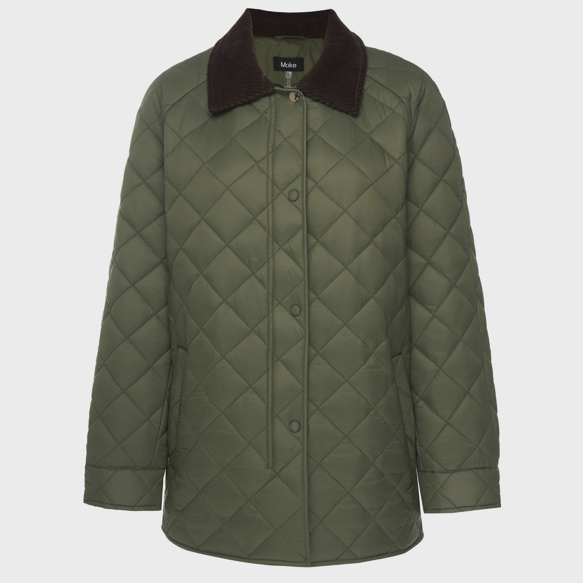 Daisy Quilted Jacket |  Olive Green