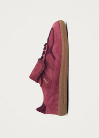 Tb.490 Club Suede Raspberry Leather Sneakers