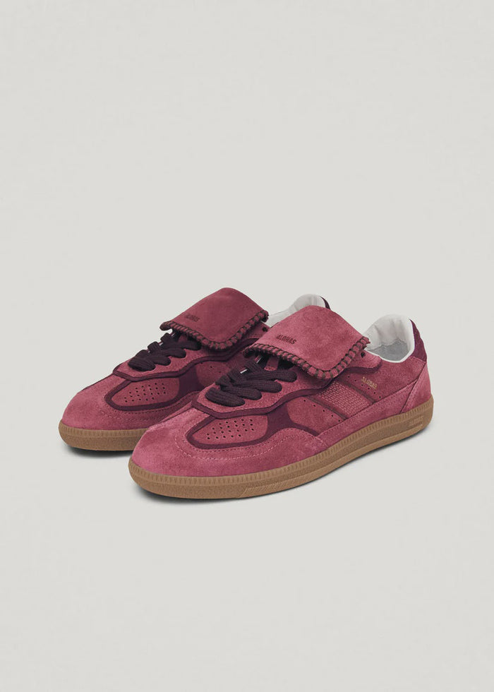 Tb.490 Club Suede Raspberry Leather Sneakers