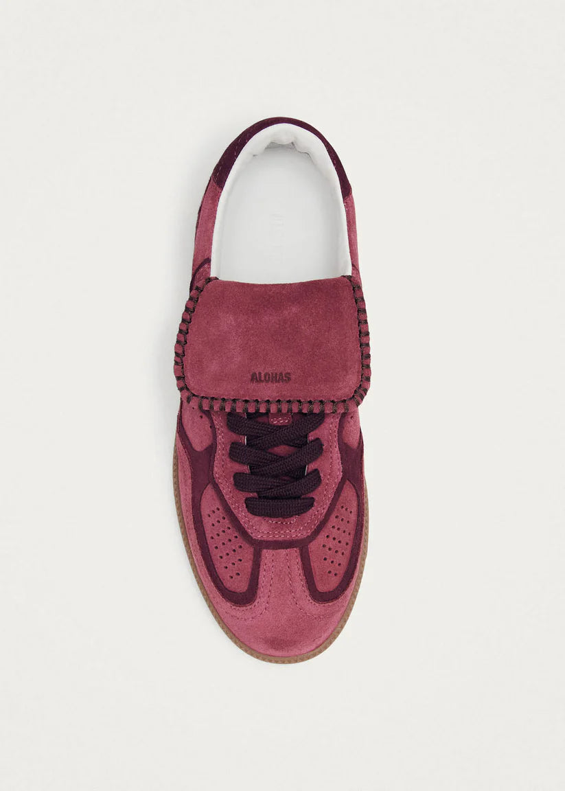 Tb.490 Club Suede Raspberry Leather Sneakers