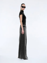 ANDIE TRACK PANT - Washed Shawdow Grey