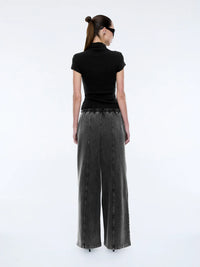 ANDIE TRACK PANT - Washed Shawdow Grey