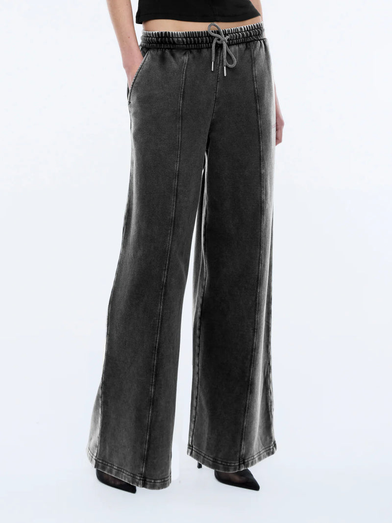 ANDIE TRACK PANT - Washed Shawdow Grey