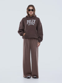 PELLY STUDIO HOODIE - MOCHA