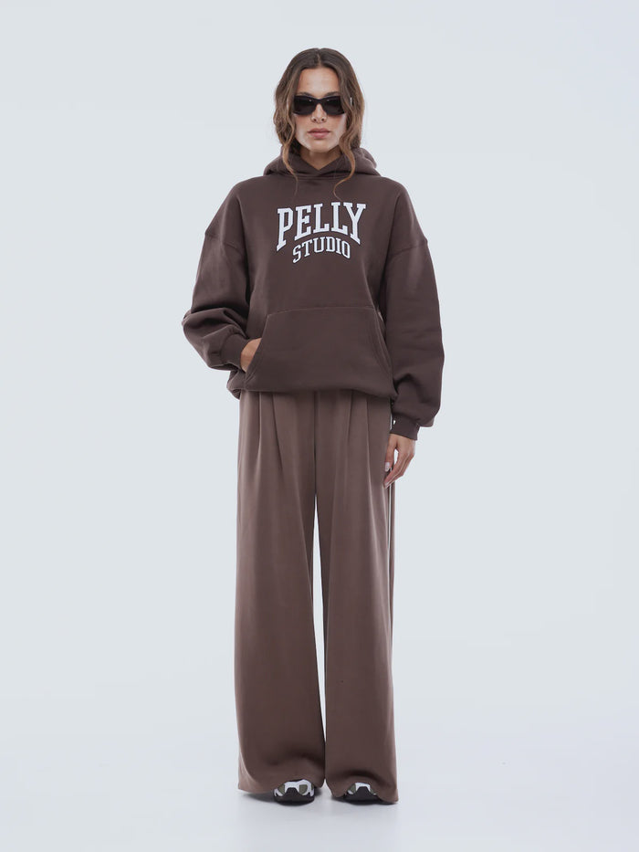 PELLY STUDIO HOODIE - MOCHA