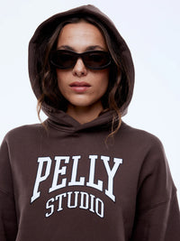 PELLY STUDIO HOODIE - MOCHA