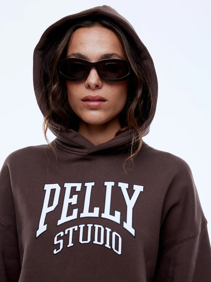 PELLY STUDIO HOODIE - MOCHA