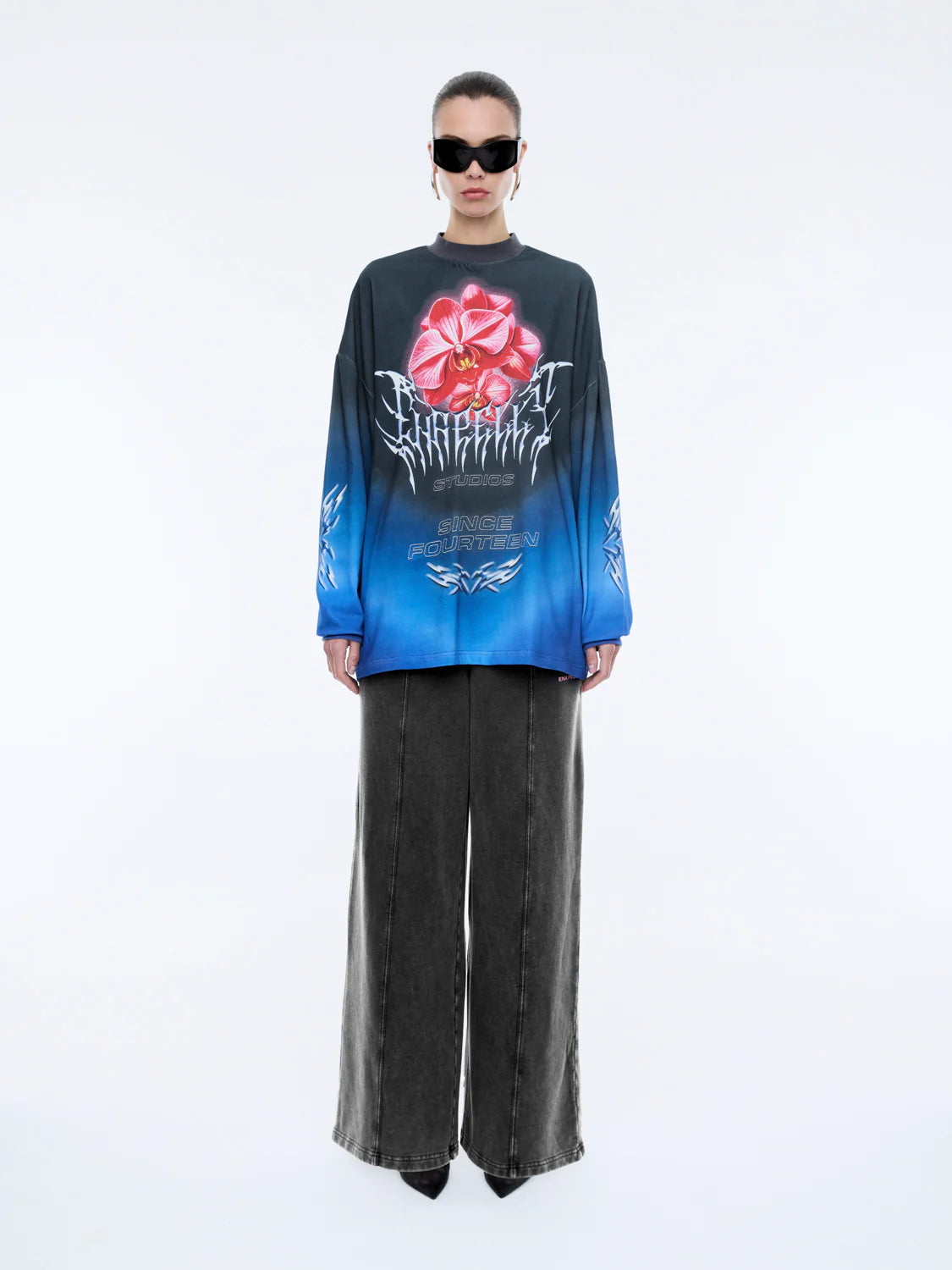 ORCHID LONG SLEVE TEE DRESS