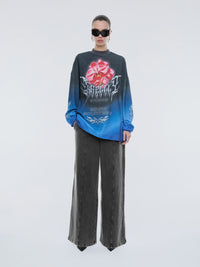 ORCHID LONG SLEVE TEE DRESS