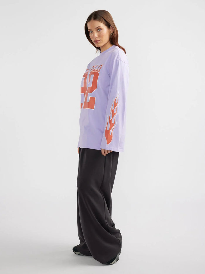 FLAME JERSEY LONG SLEEVE TEE