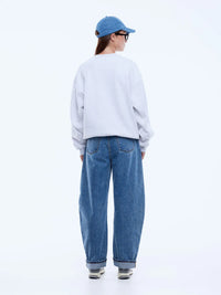 PELLY COLLEGIATE SWEATSHIRT - MARLE WHITE