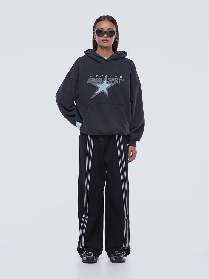 Cassie Oversized Hoodie Vintage Black Sport
